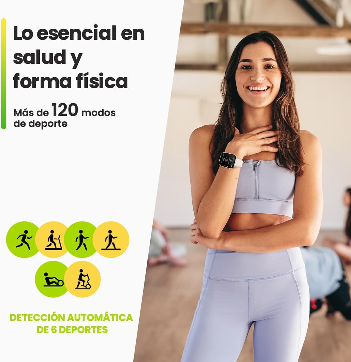 Amazfit Bip 5 Unity Reloj inteligente de actividad física con batería para 11 días, más de 120 modos de deporte, llamadas telefónicas por Bluetooth, monitorización de la salud y esferas personalizable Charcoal Bip 5 Unity — view 5