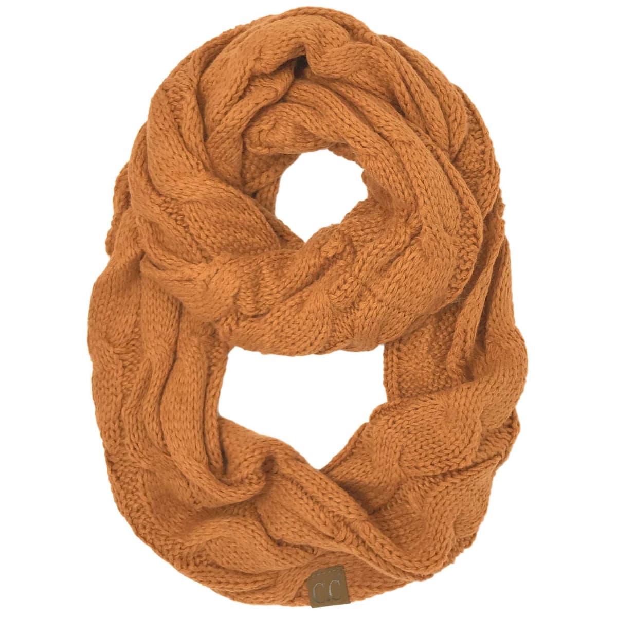 Warm Chunky Soft Stretch Cable Knit Beanie Skully — view 12