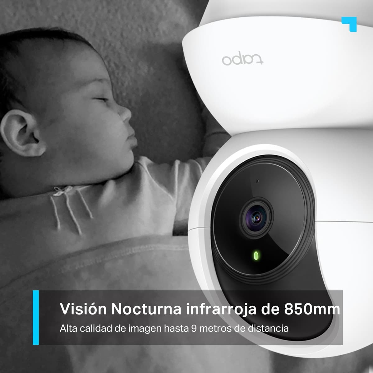 Tapo C210(2-Pack) - Cámara IP WiFi 360° Cámara de Vigilancia 2K (3MP),Visión Nocturna Admite Tarjeta SD hasta 512 GB, Detección de Movimiento, Control Remoto, Compatible con Alexa — view 5