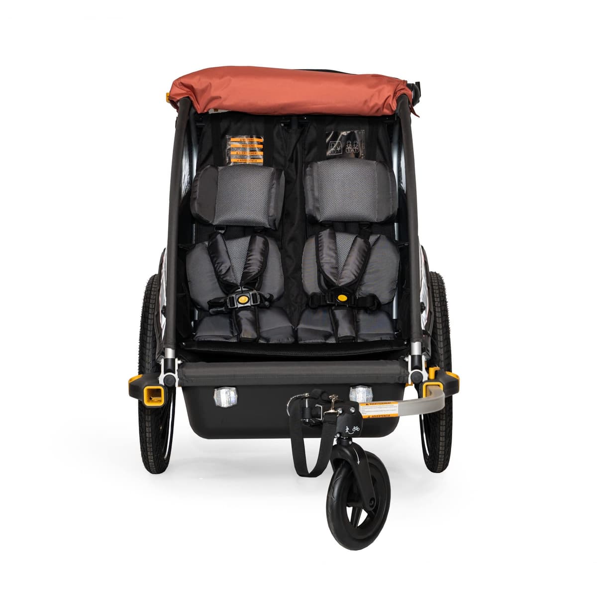 Burley Cub X, 2 Seat Kids Bike Trailer & Stroller — view 3