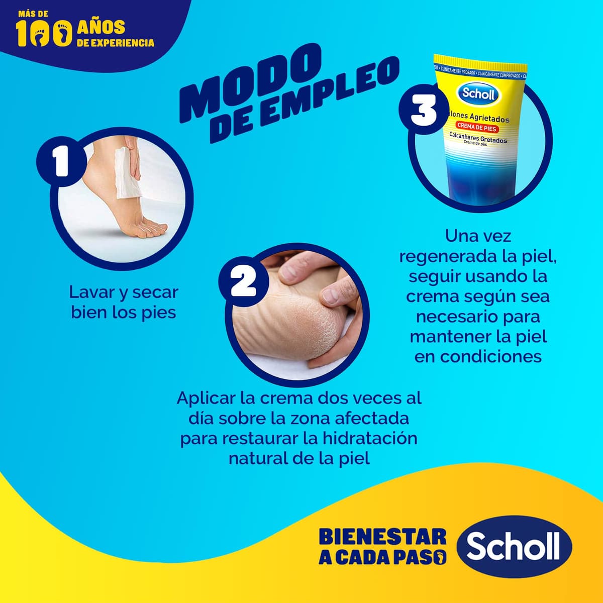 Scholl Crema Reparadora Talones Agrietados, 60 ml - Hidratación Intensiva con Urea 25%, Active Repair K+ y Queratina, Repara Pies Secos, Agrietados y Dañados, Resultados desde el Día 1 — view 7