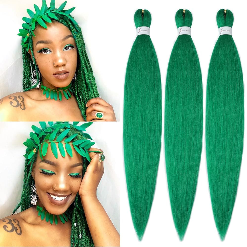YDDM Capelli Per Treccine Africane Azul Extension Treccine Texture Yaki Easy Install per Principianti 26 Pollici 3 Pezzi Capelli Leggeri e Naturali per Box Braids, Twist e Crochet — view 73
