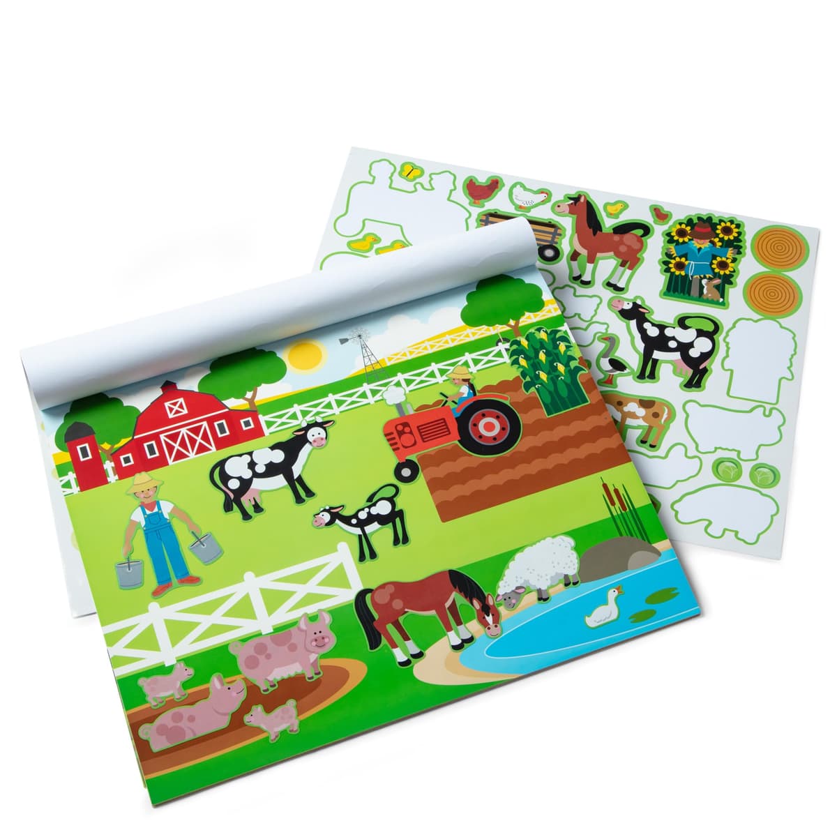 Melissa & Doug - Bloc de Pegatinas Infantiles Hábitats, Naturaleza - Libro Pegatinas Reutilizables: 150 Autoadhesivos, 5 Escenas, 6074872, Manualidades Niños, Regalo Niño 3 años + Stickers Infantiles — view 4