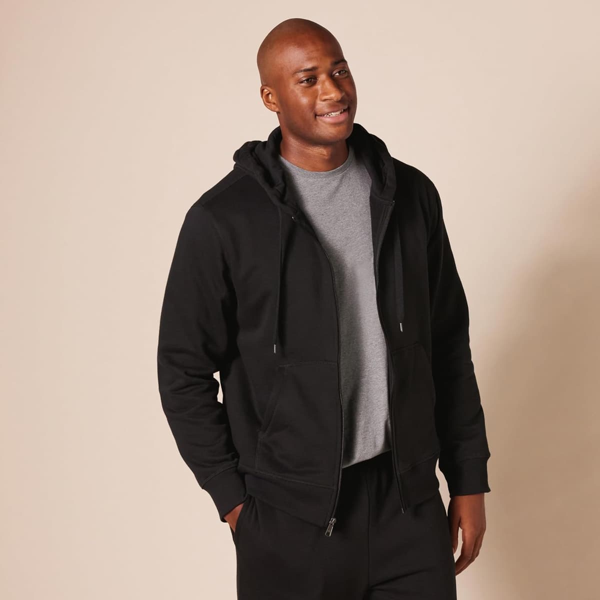 Amazon Essentials Men's Full-Zip Fleece Hoodie (Available in Big & Tall) — view 5