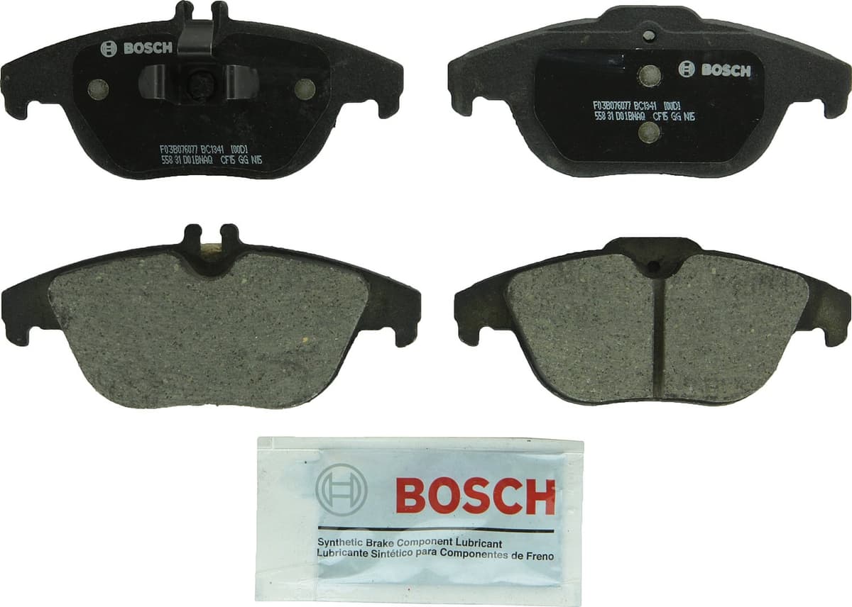 Bosch BC914 QuietCast Premium Ceramic Disc Brake Pad Set For: Acura ILX; Honda Accord, Civic, CR-V, Element, Fit, Front — view 184