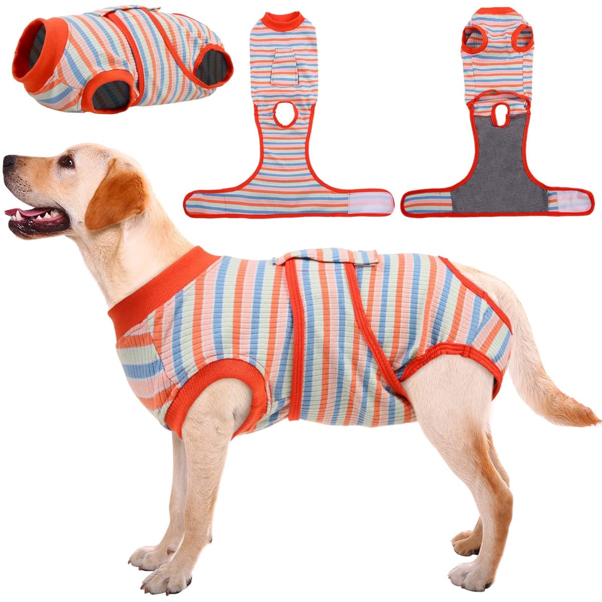 Kuoser Dog Recovery Suit Female, Dog Onesie for Surgery, Female Spay and Male Neuter Onesie for Post-Op Care, Prevent Licking Puppy Onesies — view 32