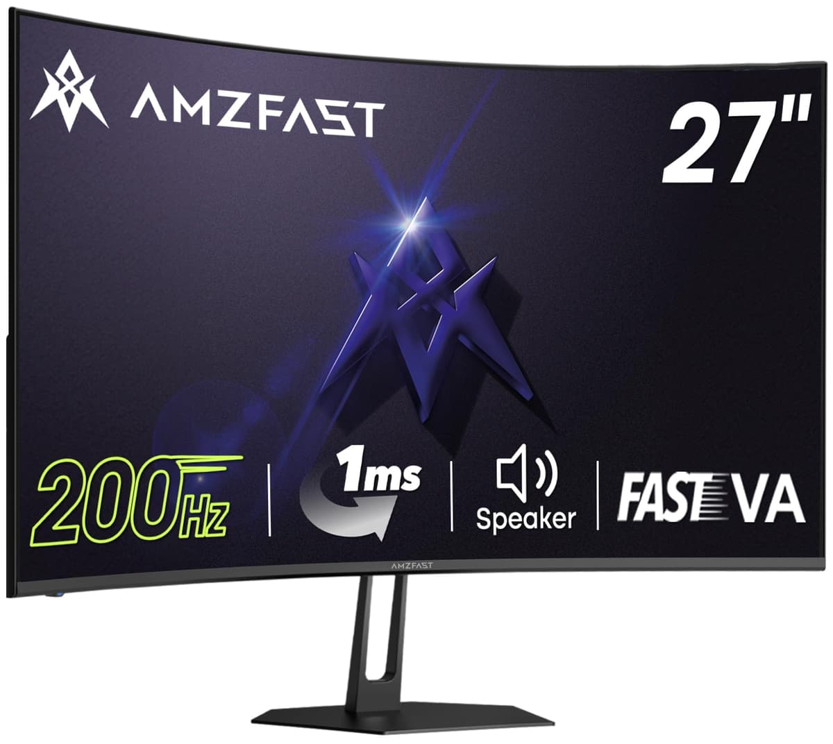 Amzfast 34 Inch Curved Gaming Monitor, 3440x1440p UWQHD, 240Hz, 1ms MPRT, 1500R Curved Screen, Adaptive Sync, HDR, 3000:1 Contrast, 130% sRGB, HDMI2.1&DP1.4, VESA 75x75mm, PIP/PBP, AMZG34C5Q Pro — view 14