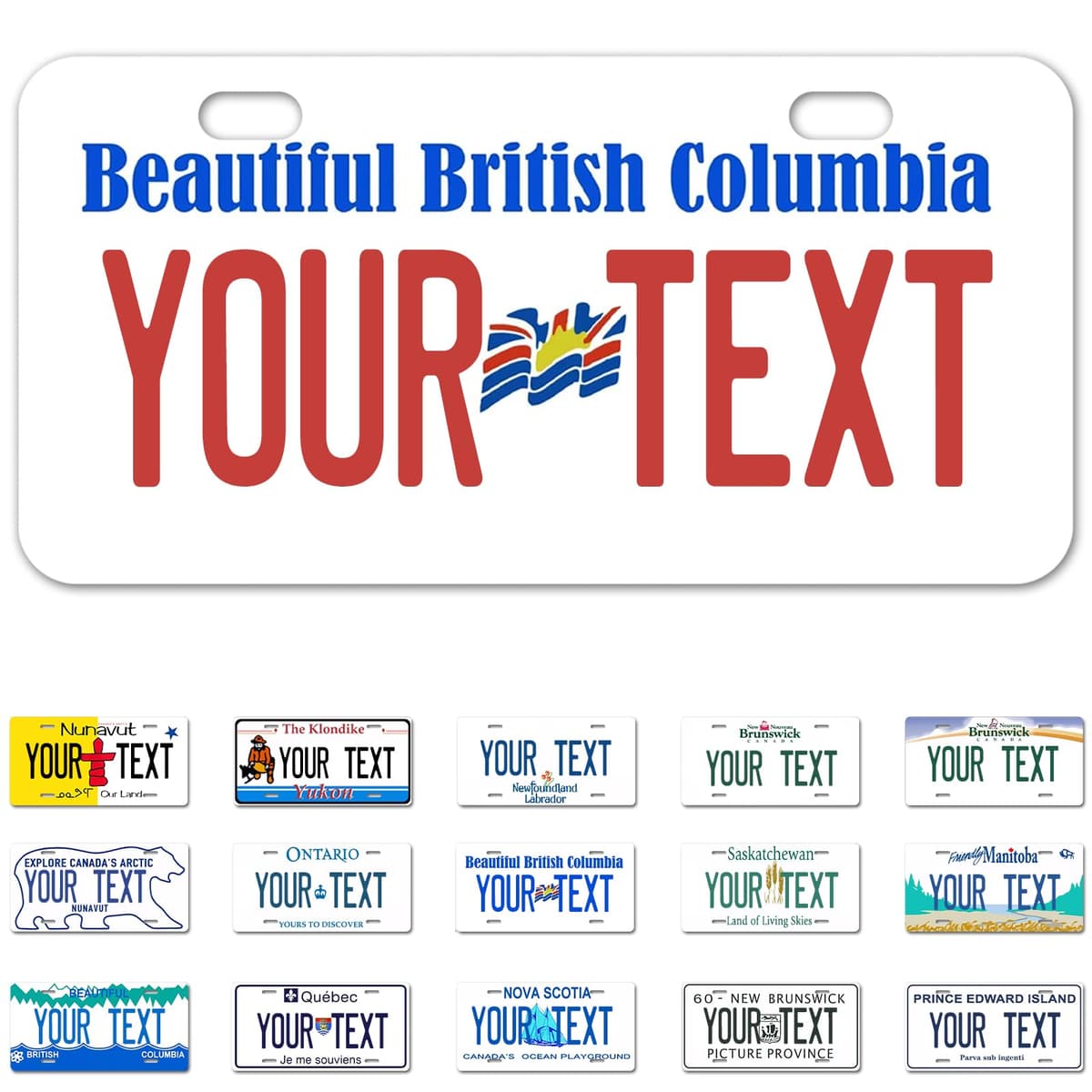 Alberta License Plate, 6"×12" Custom License Plate — view 10
