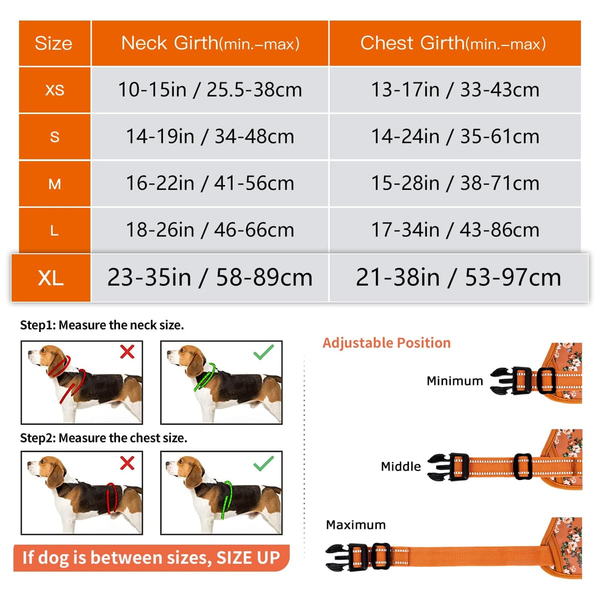 HEELE Dog Harness Medium No Pull Dog Vest Harness with Soft Handle Reflective Pet Harness for Outdoor Training Walking, Black, M — view 237