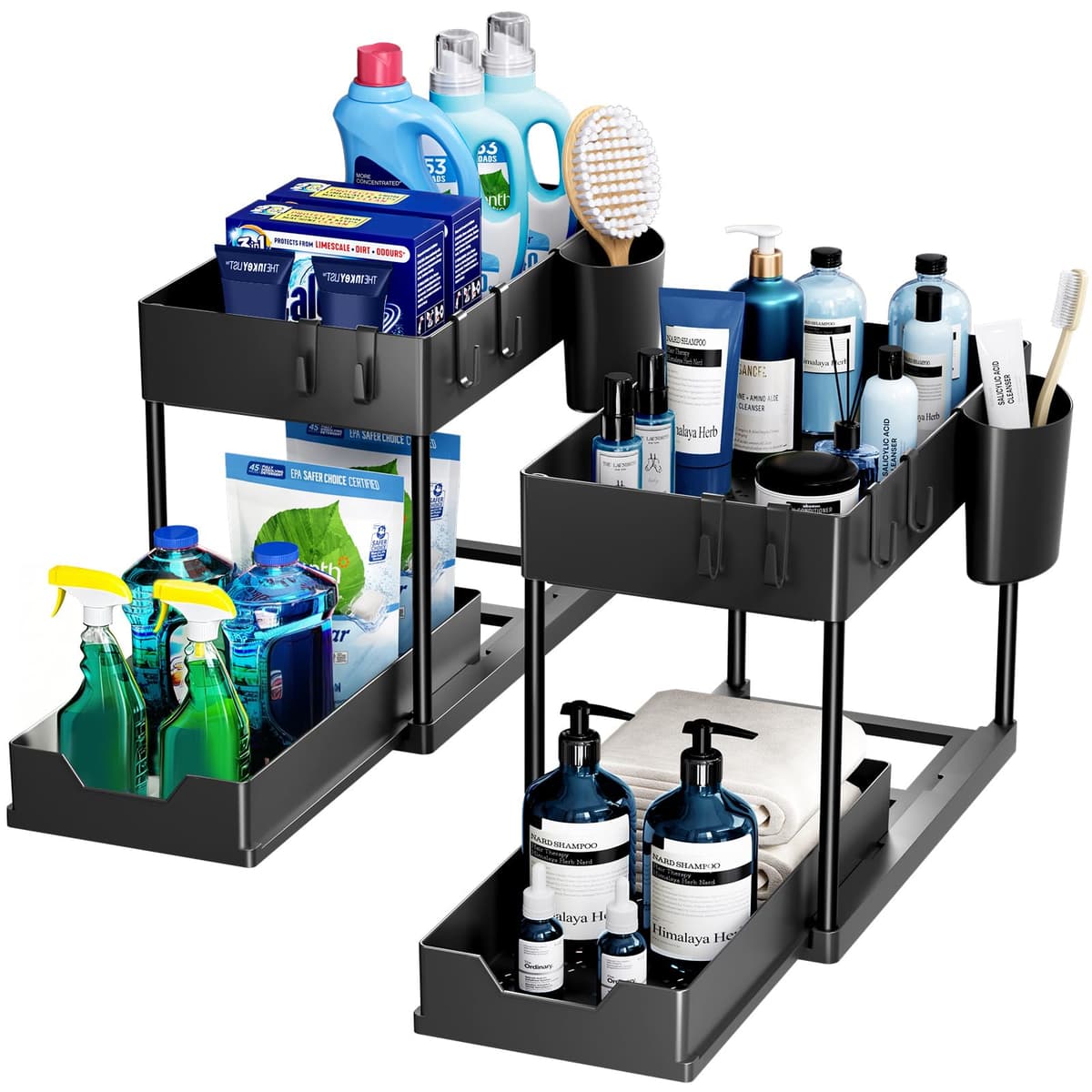 Puricon Estantería Bajo Fregadero, Estante Organizador Mueble Bajo Fregadero Cocina Lavabo -1 Unidad — view 13