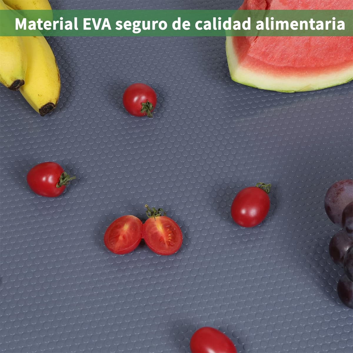 wohomuke Alfombrilla para cajón 60x600cm Protector cajones Cocina EVA Plastico Protector para Muebles (60cmx6m,Gris Oscuro) — view 6