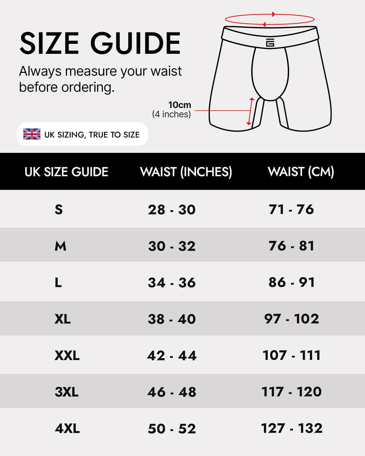 Giovici Mens Boxers Bamboo Anti Chafing Soft Comfortable Boxer Briefs Longer Leg - Boxer Shorts Multipack - Moisture Wicking Technology — view 6