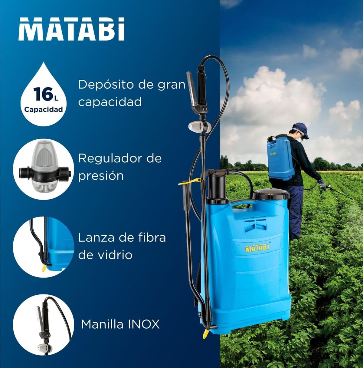 Matabi Evolution - Pulverizador Modelo Evolu 16 — view 2