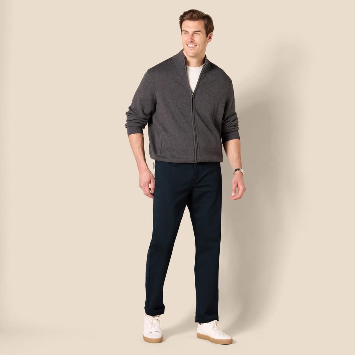 Amazon Essentials Men's Athletic-Fit 5-Pocket Stretch Twill Trouser (Available in Big & Tall) — view 7