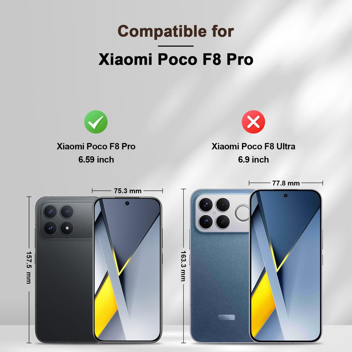 Jasonyu Funda para Xiaomi Poco F8 Pro,Cuero PU Carcasa,Tipo Libro Flip Case con Tarjetas y Cartera,Soporte Plegable,Cierre magnético,Capa (Marrón) — view 2