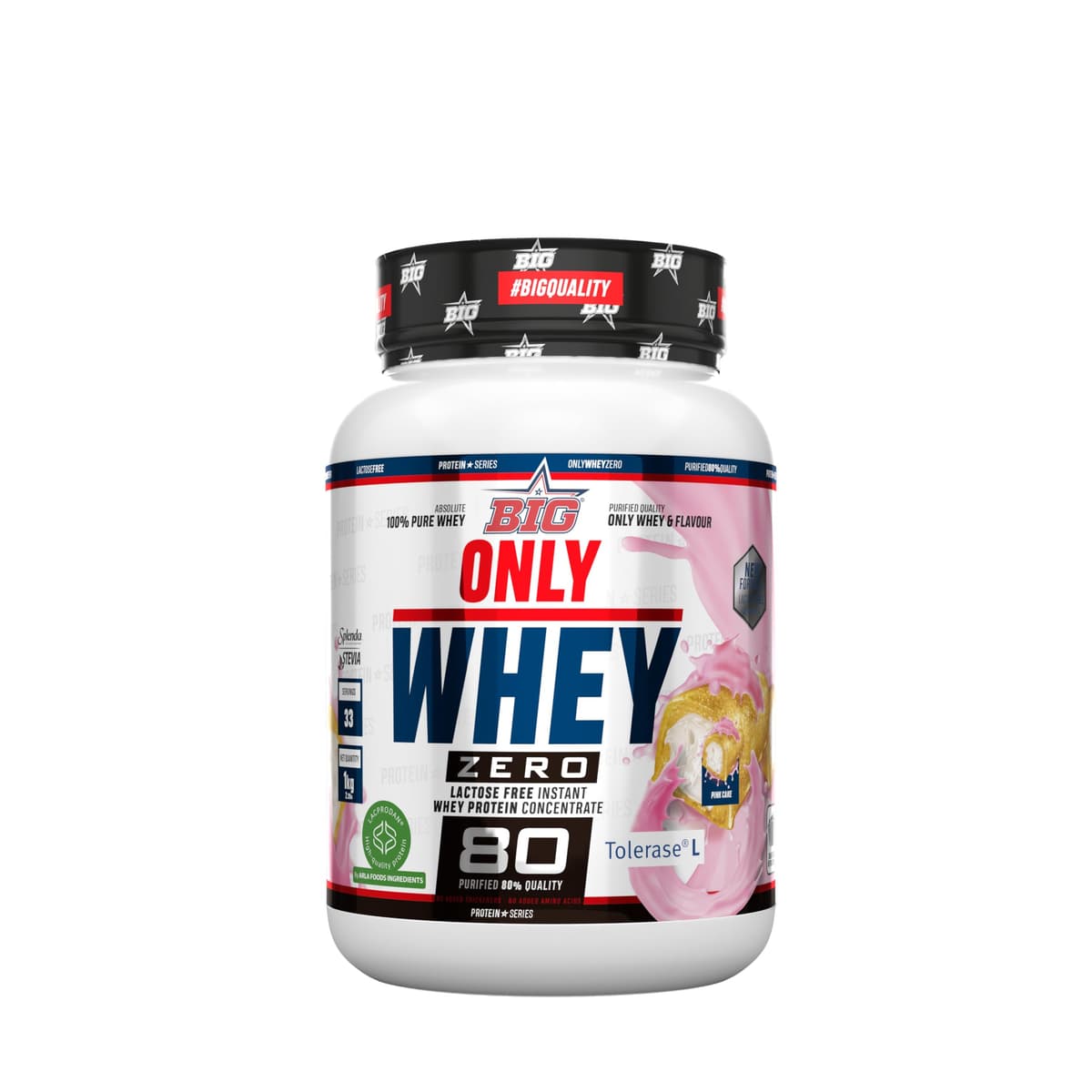 BIG - Proteinas Whey - Proteina en Polvo para Desarrollo de Masa Muscular y Recuperación - Materia Prima Premium - Whey Protein Sin Lactosa, Sin Azúcar, Sin Grumos (1Kg, Cacaolat) — view 23