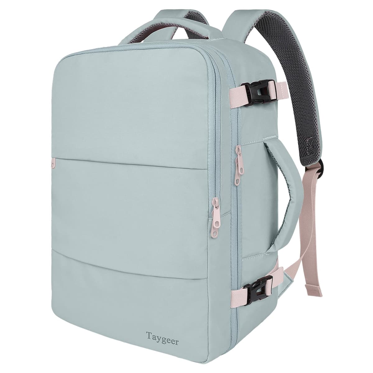 Travel Backpack for Women, Carry On Backpack with USB Charging Port & Shoe Pouch, TSA 15.6inch Laptop Backpack Flight Approved, College Gym Bag Casual Daypack for Weekender Business Hiking, Beige — view 15