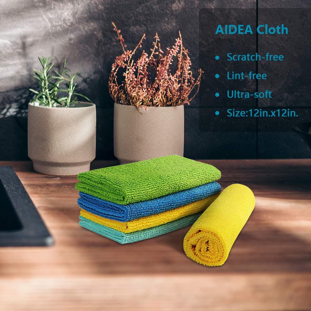 AIDEA Microfibre Cleaning Cloth, Microfibre Cleaning Cloth 24 Units 30 x 30 cm — view 6