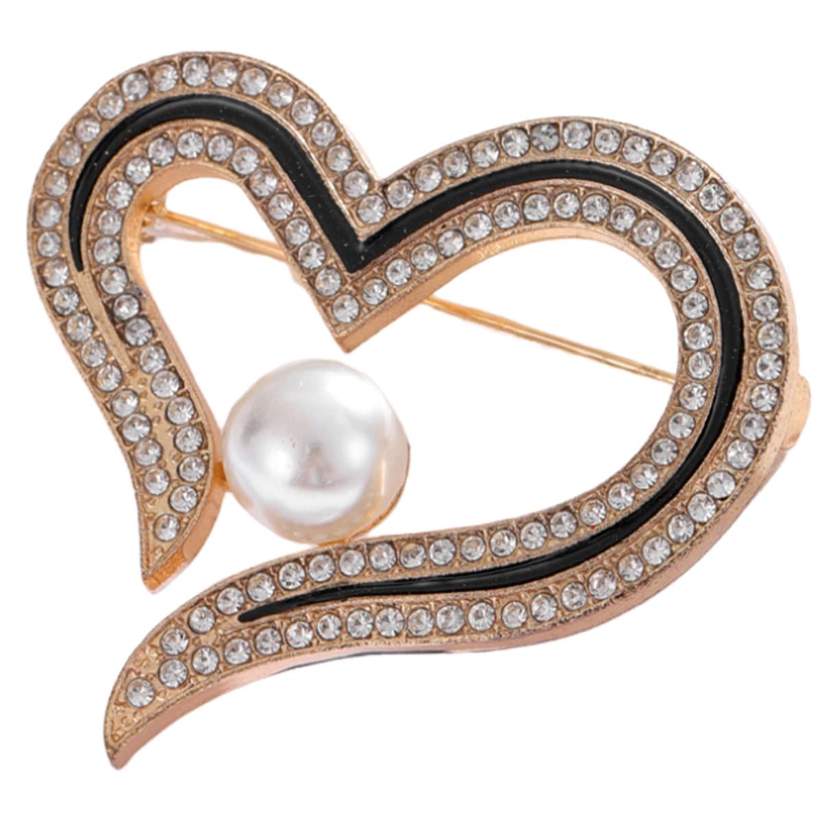 FAIRYGATE Rhinestone Brooch Clothing Jewellery Accessories Fashion Elegant Shiny Crystal Teardrop Brooches Wreath Pendent Lapel Pin，B36 — view 42