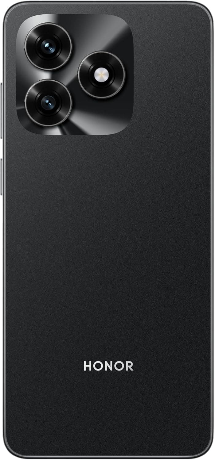 HONOR X5c Plus Unlocked Smartphone, 6.74" 90Hz Bright Display, 64GB Storage, 5130mAh Battery, 50MP Dual Camera, 8-Core Processor, Dual SIM, Android 15 Mobile Phone, Black HONOR X5c Plus 4+64GB Black — view 3