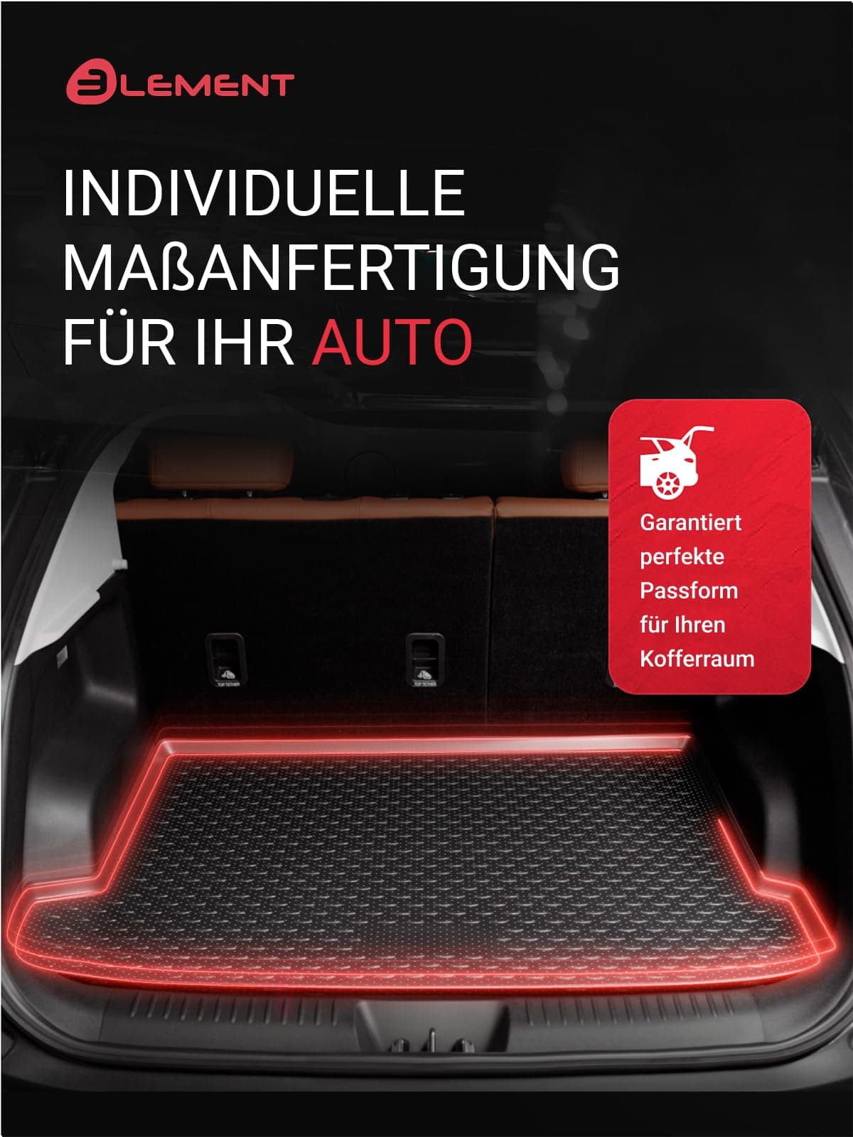 Alfombrilla Maletero Premium para BMW X1 | F48 2015-2022 | Antideslizante, 100% Ajustado, Impermeable, Protección Paragolpes — view 3
