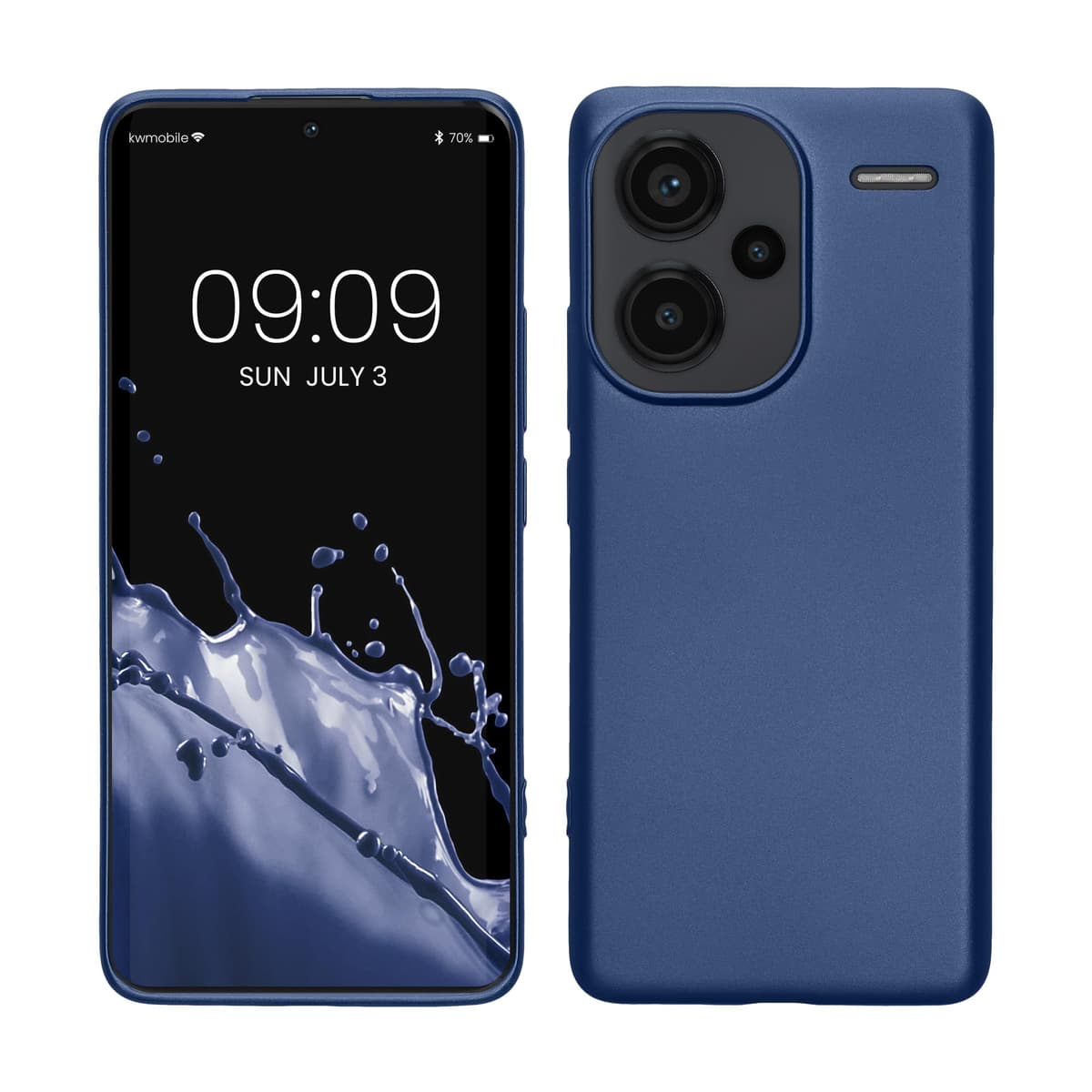 kwmobile Carcasa Compatible con Xiaomi Redmi Note 14 Pro 5G / Poco X7 Funda - Funda Ultrafina de TPU con Bordes elevados - Lavanda Metalizado — view 68