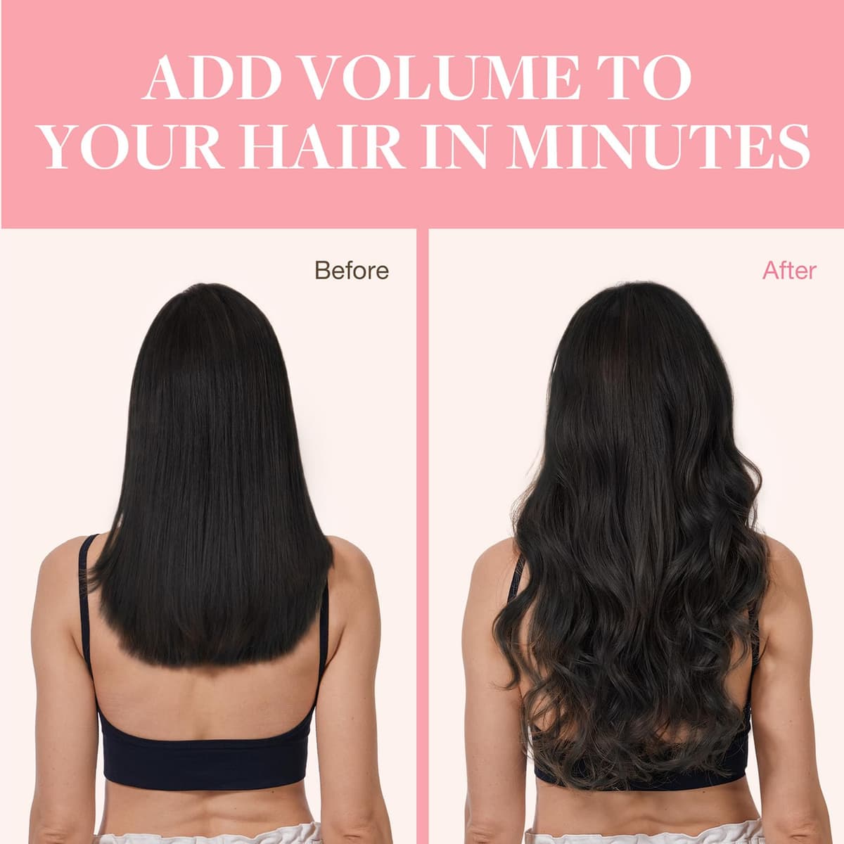 GOO GOO Clip in Hair Extensions Human Hair, 18inch 150g 9Pcs, #2 Dark Brown, Hair extensions for women, Human Hair Extensions Clip in — view 74