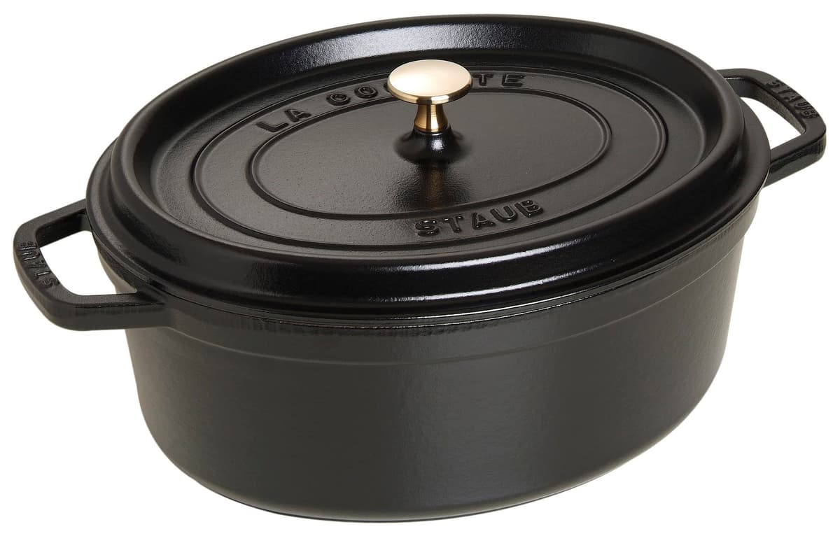 STAUB Cacerola/Cocotte de Hierro Fundido Ovalada, 17 cm, 1 L, Gris grafito — view 42