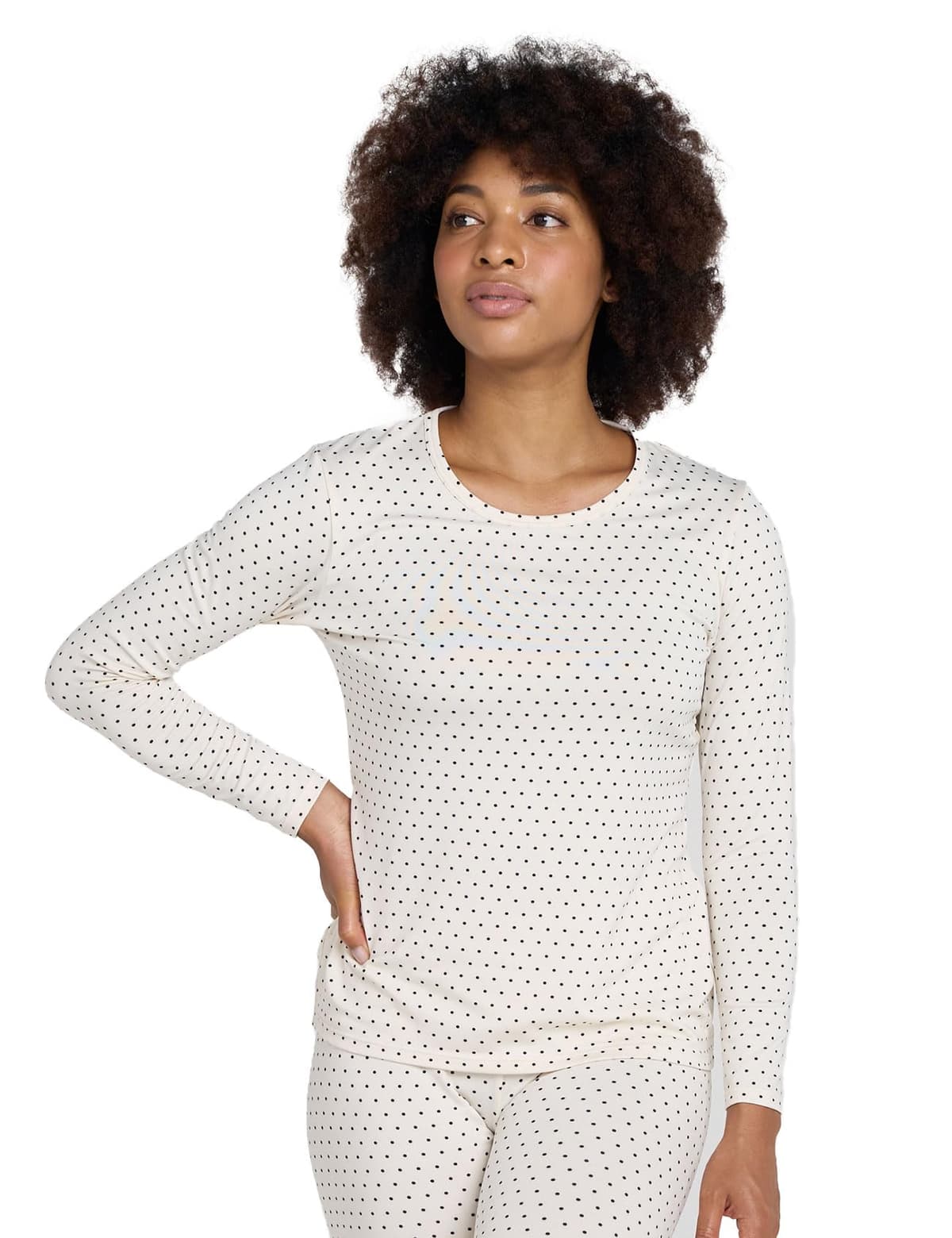 LAPASA Camiseta Termica Manga Larga Mujer (Pack de 1 & 2) Extra Cálido Camisa Interior Thermal Top Baselayer Frío Extremo Elastico Montaña Esqui Deporte Invierno L15/L39/L42 — view 26
