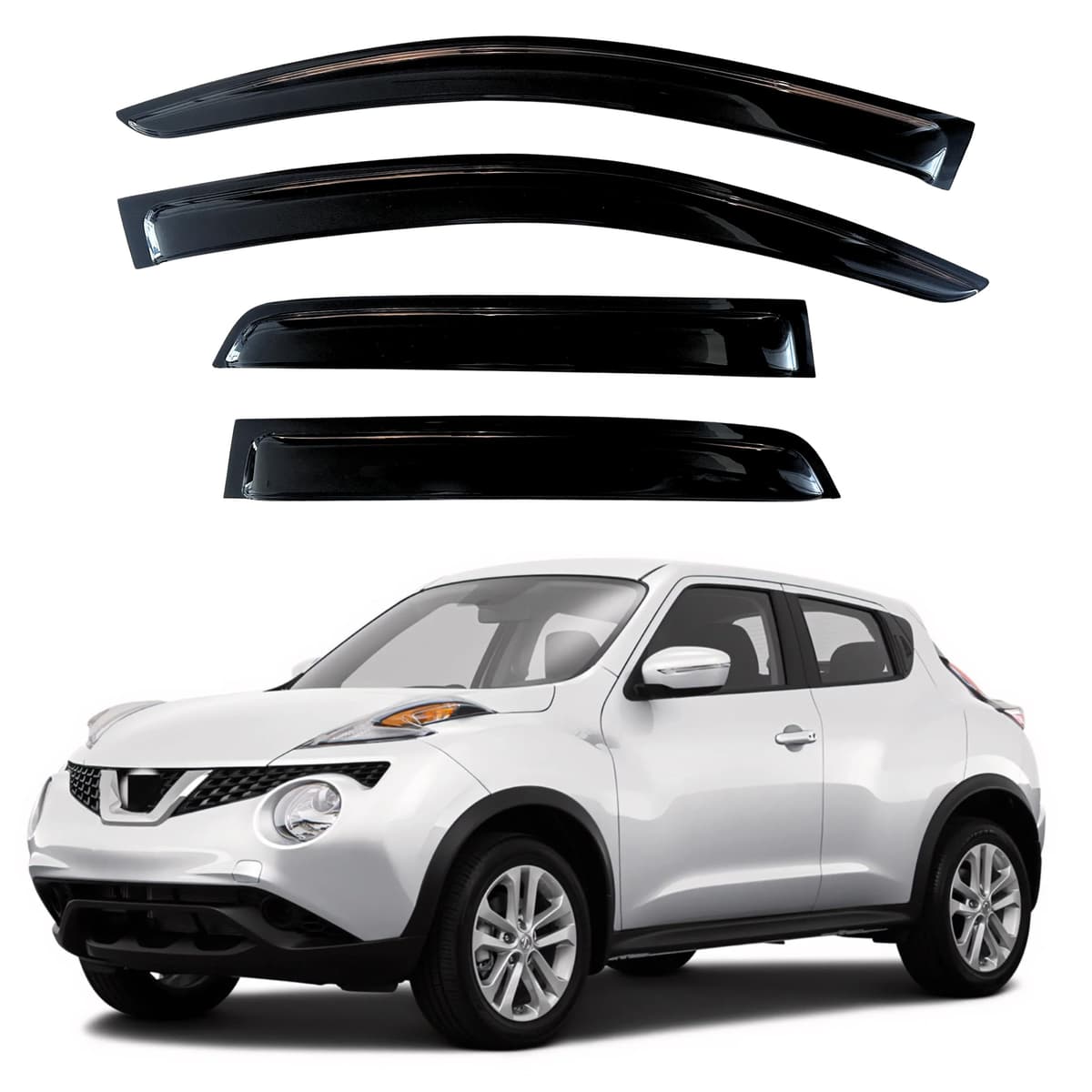 KPY Rain Guards Fit for 2006-2013 Lexus IS250 IS350, Out-Channel Window Visors Vent Wind Deflectors 4PC, Car Accessories for 06-13 Lexus is Series — view 67