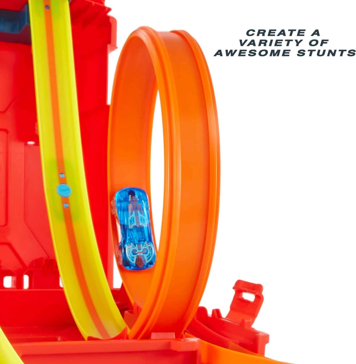 Hot Wheels Track Builder Caja Lata de Gasolina Set de Pistas para Coches de Juguete (Mattel HDX78) — view 5