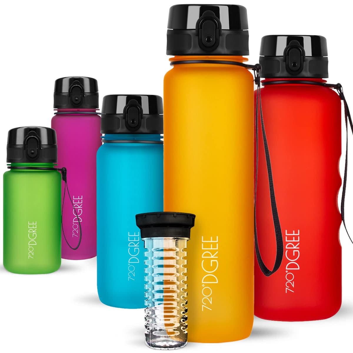 720°DGREE Botella de agua uberBottle – 1,5 litros, 1500ml | Novedosa botella deportiva | Sin BPA | Ideal para niños, fitness, deportes, fútbol, guardería, escuela, pequeños, antigoteo — view 296