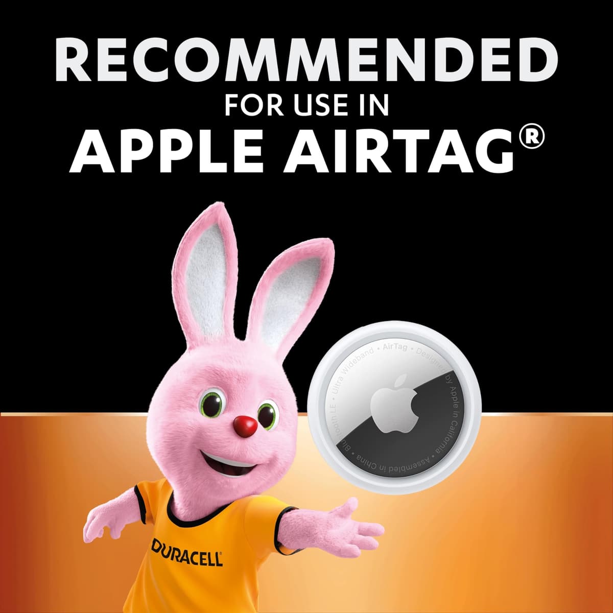 Duracell CR2032 Lithium Coin Batteries 3V (2 Pack) - Up to 70% Extra Life* - Baby Secure Technology – Recommended for use in Apple AirTag - Use in Key Fobs, Home Devices, Fitness, Medical Accessories — view 3