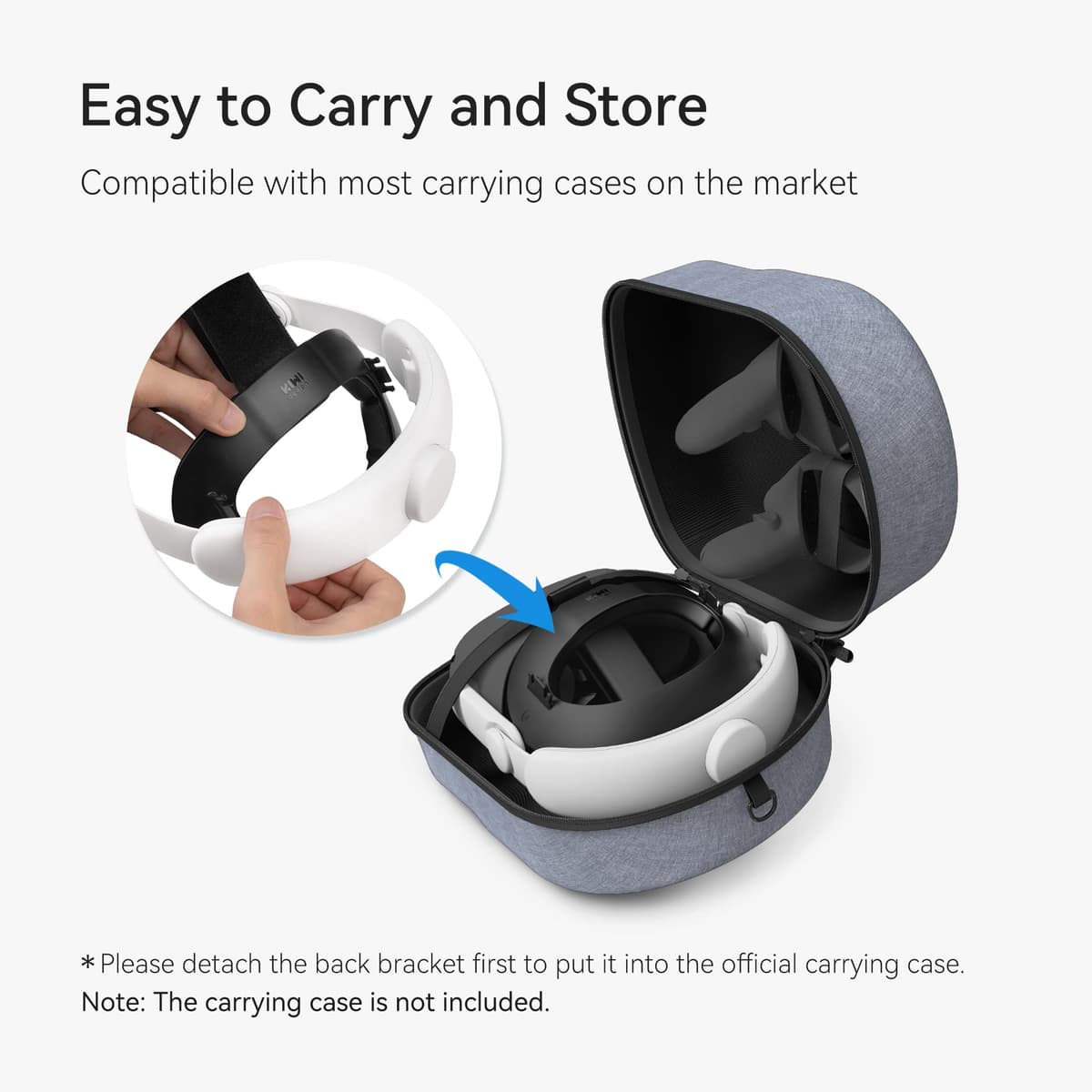 KIWI design Head Strap Accessories Compatible with Quest 2, Elite Strap Replacement for Enhanced Support and Comfort in VR — view 5