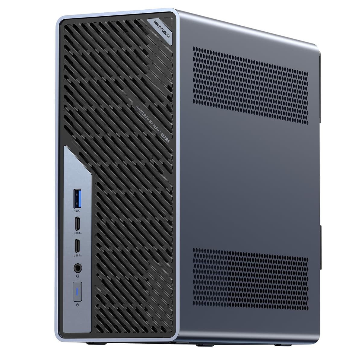 MINISFORUM MS-01-S1260 Mini PC Barebone with Intel Core i5-12600H,vPro Enterprise Support,2x10Gbps SFP+LAN/2x2.5G RJ45/2xUSB4/HDIM/16xPCIe 4.0/M.2 NVMe SSD/U.2 NVMe SSD,Mini Computer(No OS/RAM/SSD) — view 9