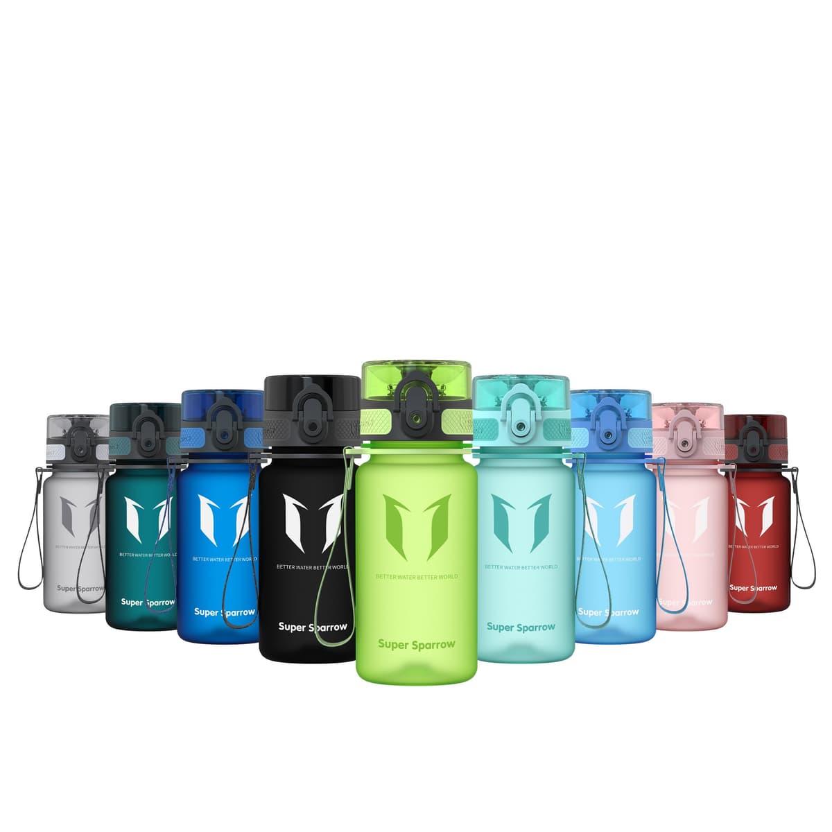 Super Sparrow Botella de Agua Deportiva -350ml & 500ml & 750ml & 1000ml - Sin BPA — view 58