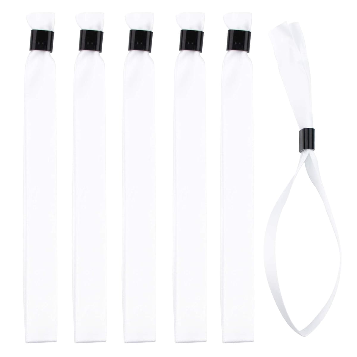 iboo – Pulseras de Tela cinta de raso - Pulseras Desechables de Identificación y Seguridad para Eventos, Fiesta - Cierre de Plástico Unidireccional. — view 26