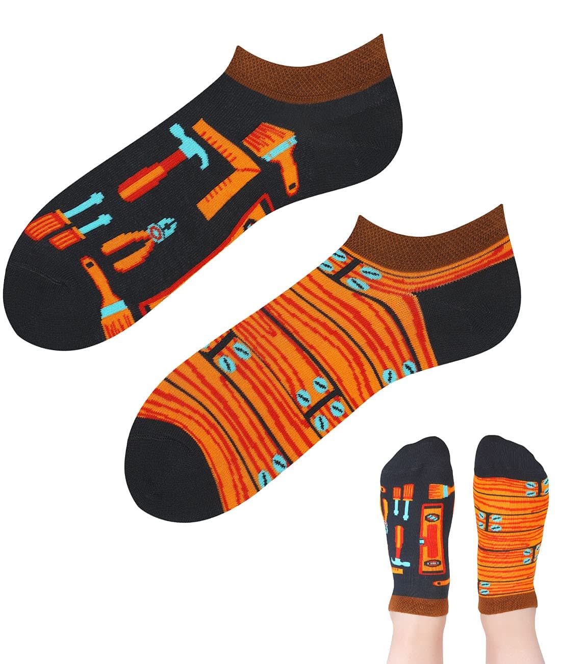 Todo Calcetines Divertidos Hombre y Mujer, Calcetines Fantasia con Motivo, de Colores — view 72