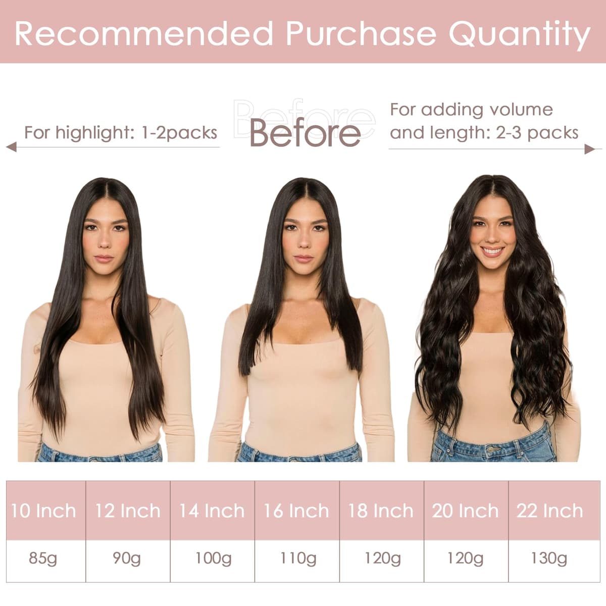 Silk-co 10inch Hair Extensions Clip in Hair Extension Human Hair #04 Medium Brown -Basic Thickness-Thin Weft- 8 Pieces Real Remy Straight Hair Extensions[50g] — view 181
