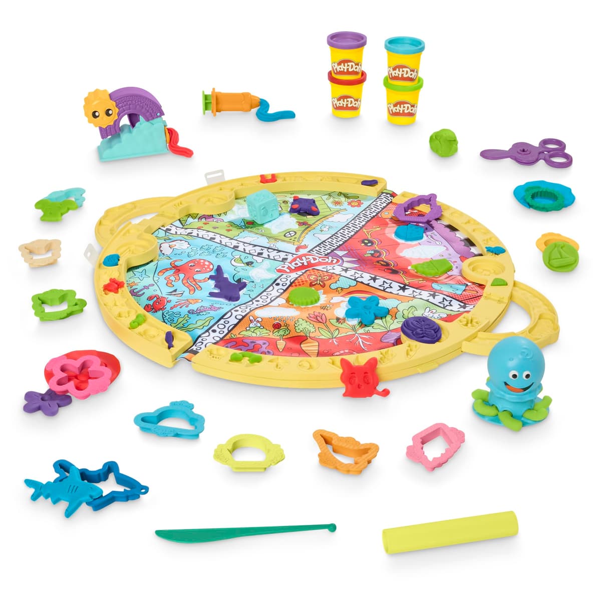 Play-Doh Hasbro, Dinosaurio, Formas y Colores, Juguetes de Arte y Manualidades, Materiales Artísticos para Niños y Niñas de 2 Años o Más, 6 Botes, Plastilina de Colores, Creatividad, Regalo — view 19