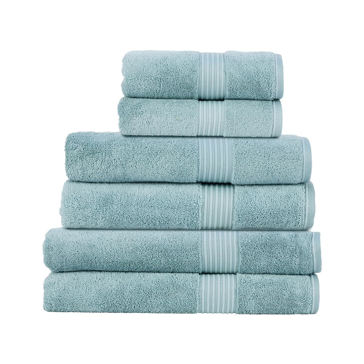 Christy Supreme Hygro 2 Hand Towels Set | Mineral Blue | 100% Luxury Supima Cotton | Ultra Soft | Super Absorbent | 650GSM | Plush and Long Lasting — view 52