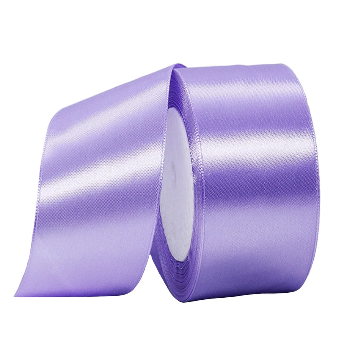40mm Wide White Ribbon Thick Wedding Car Ribbon 22m, 1.5 inch Thick White Satin Ribbon for Gift Wrapping Wedding Car Christmas Birthday Cake Hair Bow Florist Bouquet Crafts Decorations — view 120