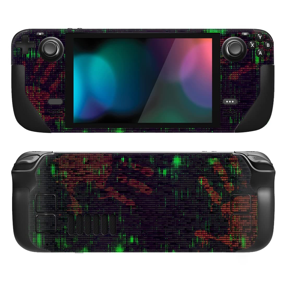 playvital Full Set Protective Skin Decal for Steam Deck LCD, Custom Stickers Vinyl Cover for Steam Deck OLED - Classics SNES Style — view 24