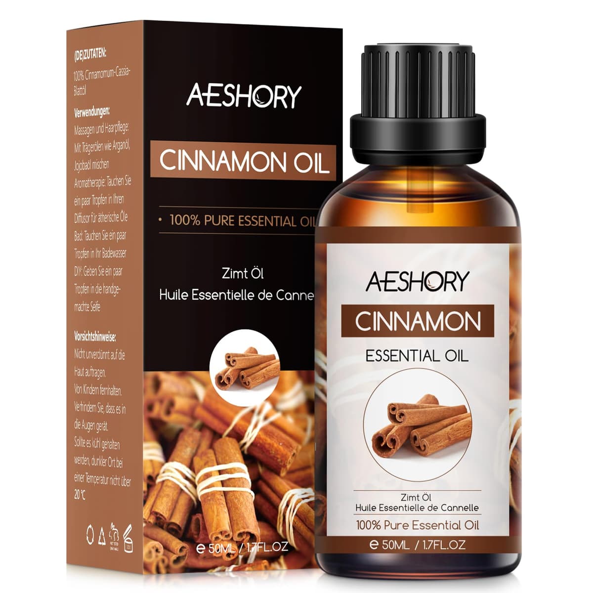 AESHORY Aceite Esencial de Rosa 50ML, Natural Aceite de Aromaterapia de Rosa, Aceites de Fragancia Premium para Humidificador, Masaje, Baño, Cuidado la Piel, Relajación y Calma — view 32