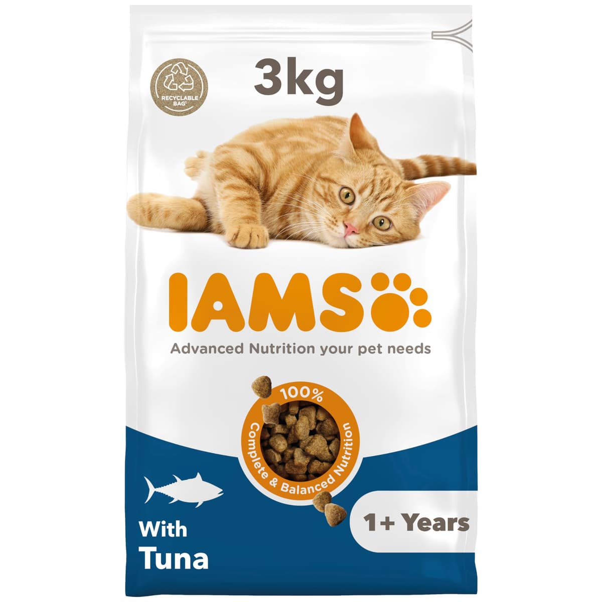 IAMS Adult Complete Dry Cat Food Chicken 3kg - Supports Strong Immune System — view 21