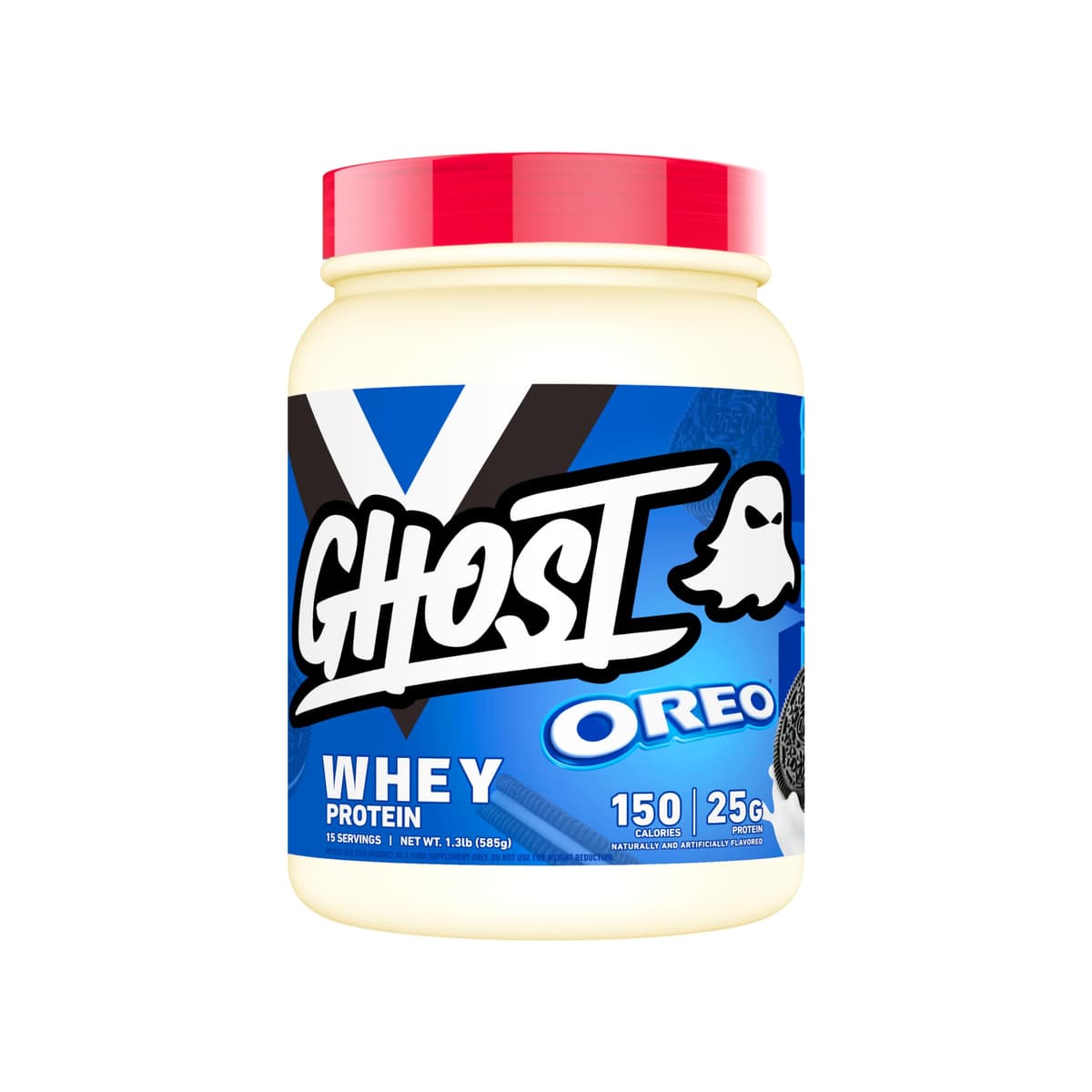GHOST Whey Protein Powder, Nutter Butter - 2LB, 26G of Protein - Whey Protein Blend - ­Post Workout Fitness & Nutrition Shakes, Smoothies, Baking & Cooking - Cookie Pieces Inside — view 20