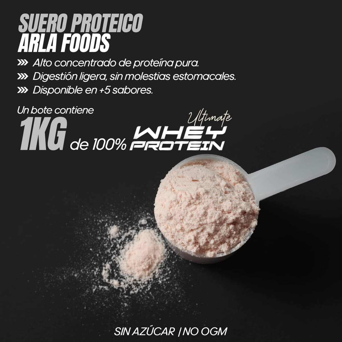 Whey Protein | Proteína en Polvo con Colágeno, Magnesio y Aminoácidos | Aumenta la masa muscular | Apoya el desarrollo y la recuperación muscular | Proteína fácil de digerir | Sabor Caramelo 1kg — view 4