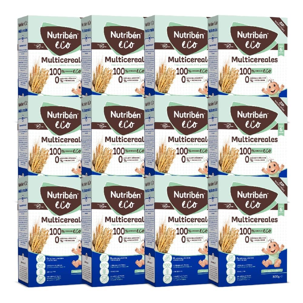 Nutribén innova ZERO 0% 8 Cereales | 500g | Arroz, Trigo, Cebada, Avena, Maiz, Centeno, Mijo y Sorgo | Bebés a Partir de 6 Meses | 0% Azúcares Añadidos y producidos | Cereales Integrales — view 3