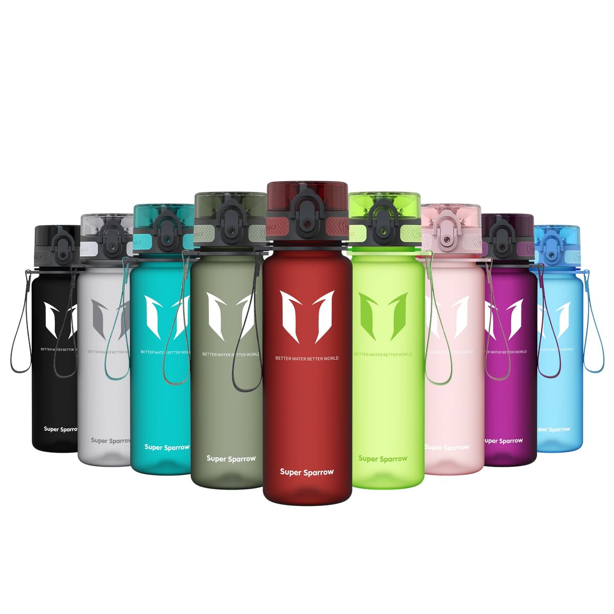 Super Sparrow Botella de Agua Deportiva -350ml & 500ml & 750ml & 1000ml - Sin BPA — view 65