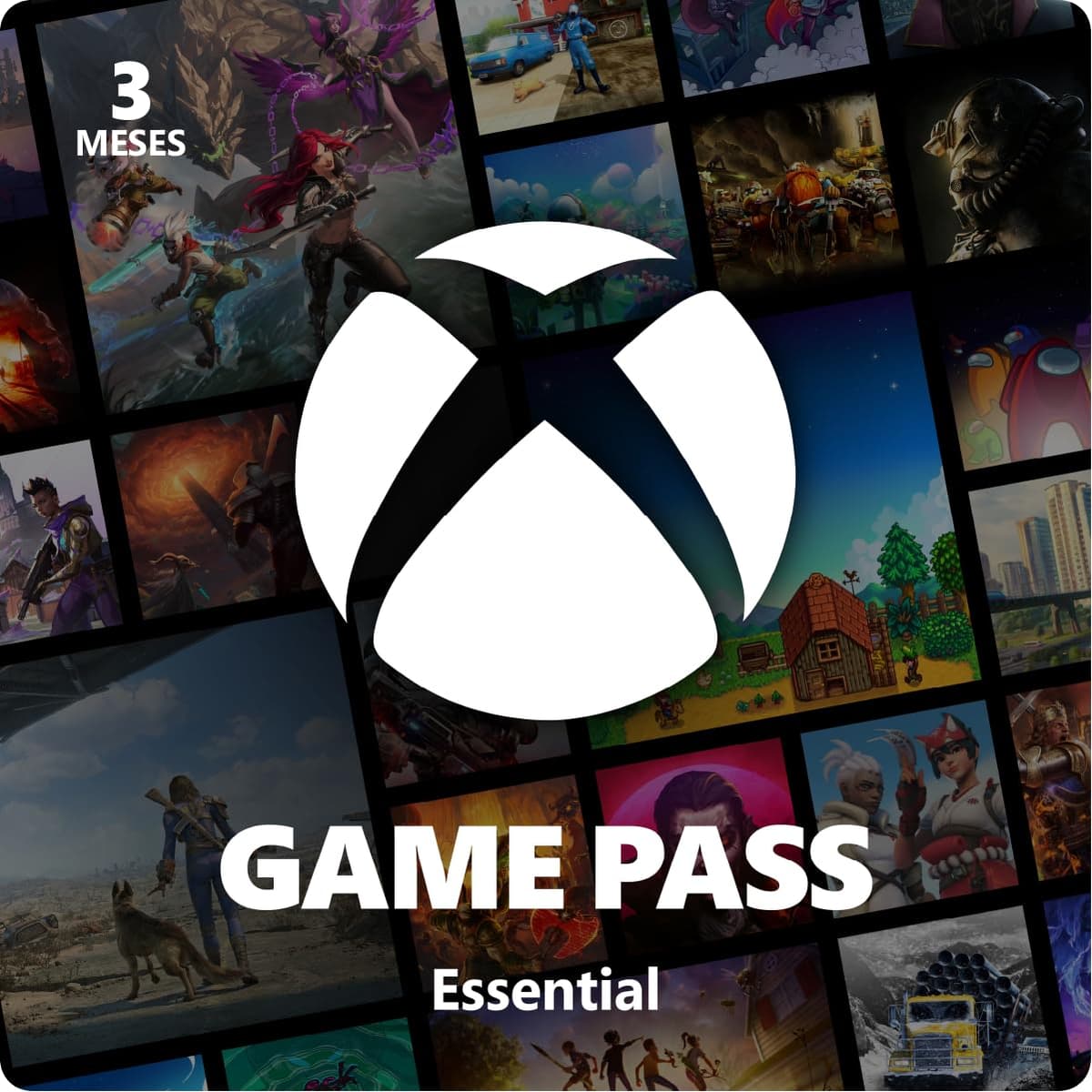 Xbox Game Pass Essential – Suscripción de 3 meses - Código de descarga
